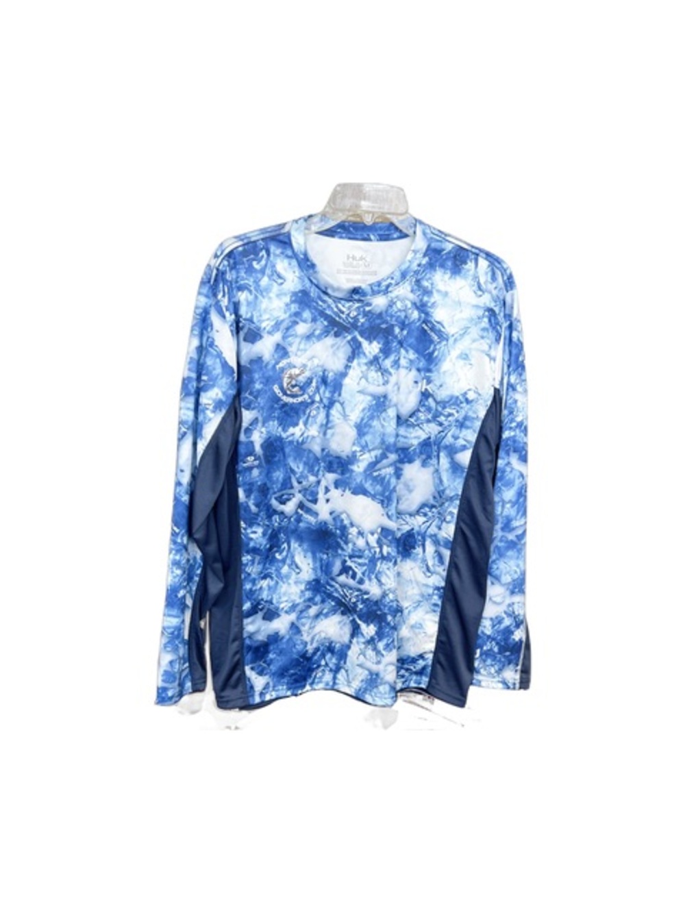 MEN'S HUK Spiral Dye Pursuit Long Sleeve Shirt.